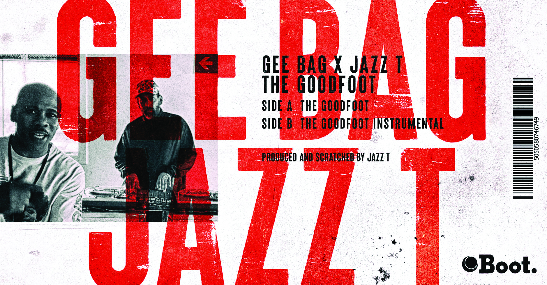 Gee Bag X Jazz T - The Goodfoot 7\" Bandcamp link is live